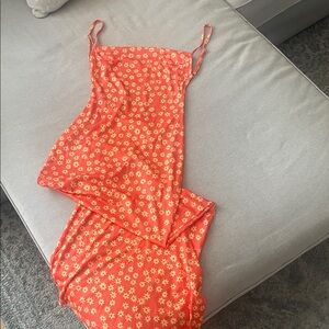 Floral Spaghetti Strap Dress